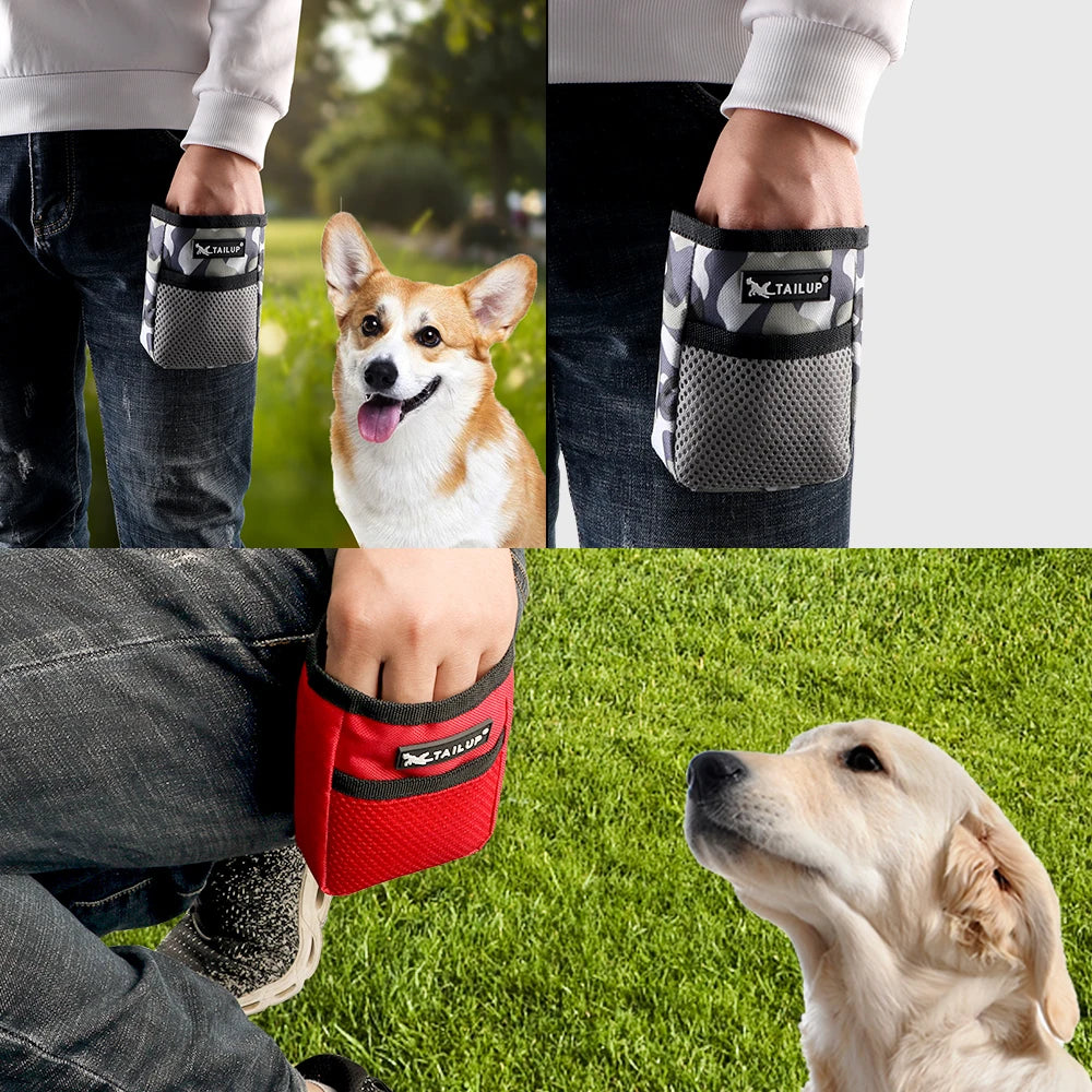 Sac à friandises pour chien en promenade - Ceinture réglable