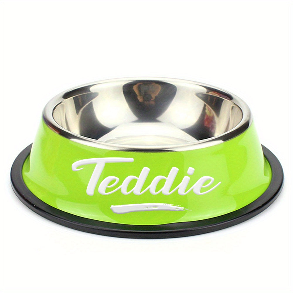 Gamelle Personnalisee Verte pomme Teddie